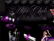 Tablet Screenshot of alfaclub24.pl